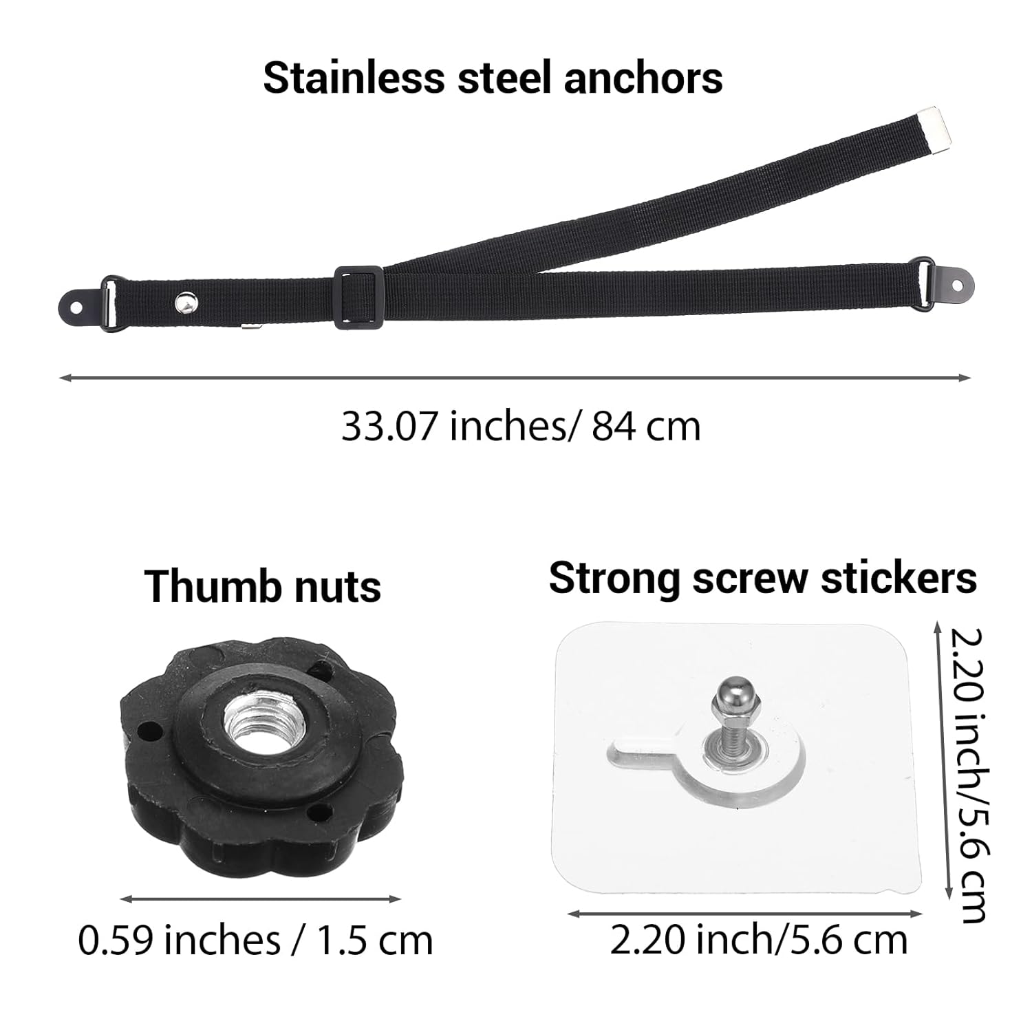 Adjustable TV Safety Straps, N - Earthquake Anchor Strap review and price