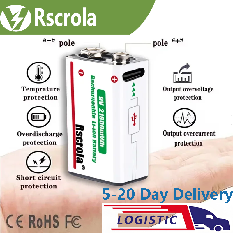 Rscrola 9V 21800mWh Lithium Io - Smoke Detector Interconnected review and price