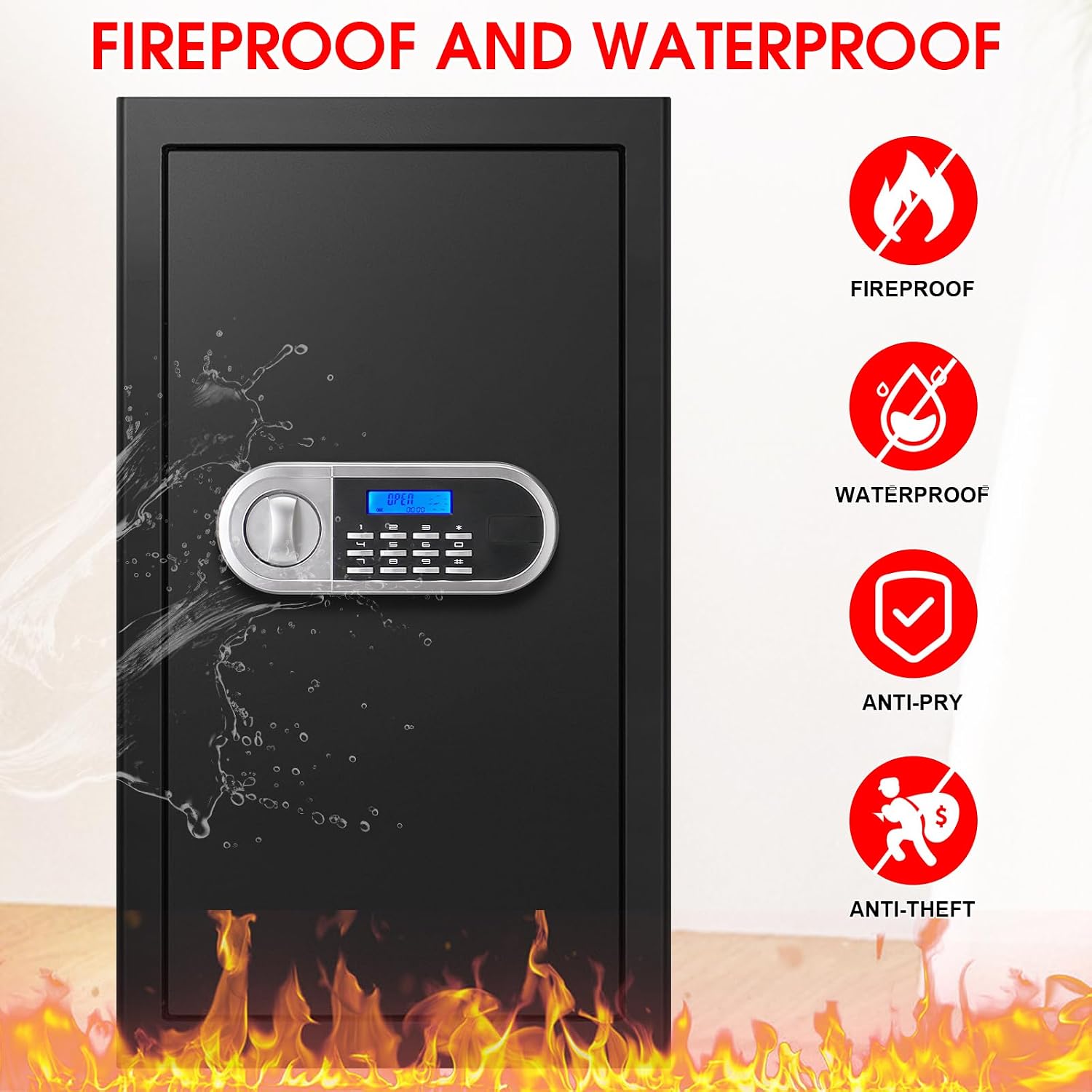 Fire Proof Safe for Home Docum - Fire Safe Document review and price