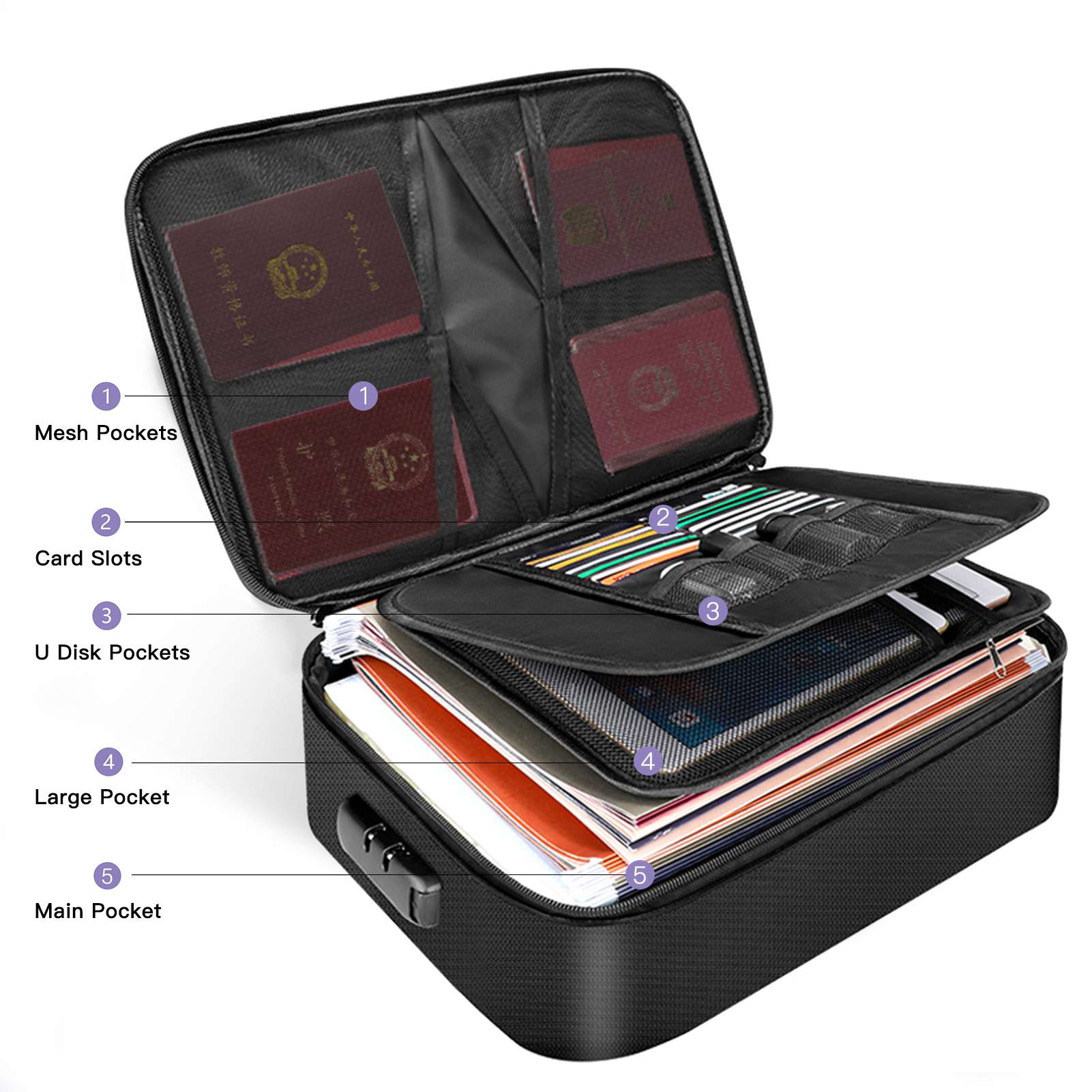 Fireproof Document Bag with Zi - Fire Safe Document review and price