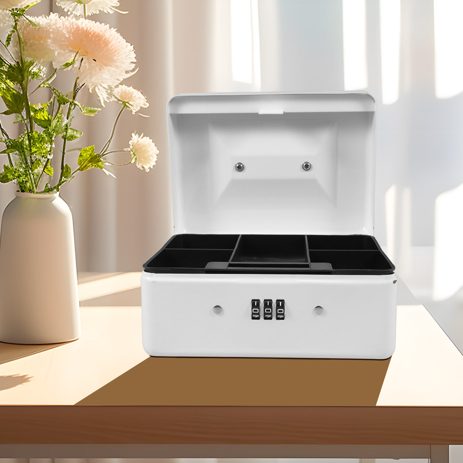 Steel Cash Box Combination Loc - Lockbox Key Secure review and price