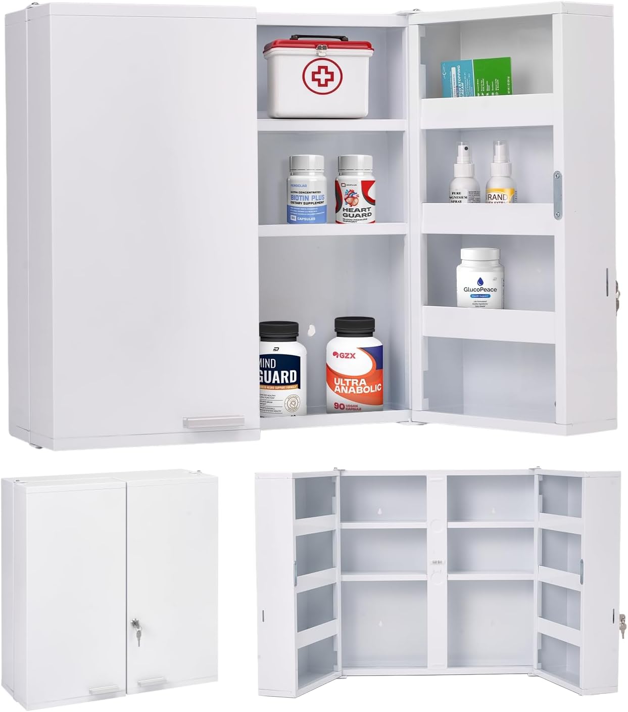 Large Locking Medicine Cabinet - Medicine Cabinet Lock review and price
