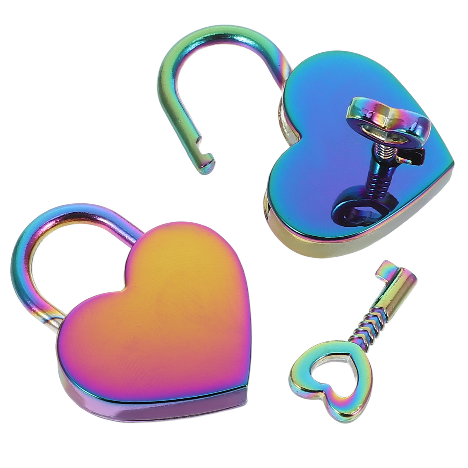 2Set Mini Heart Shaped Padlock - Lockbox Key Secure review and price